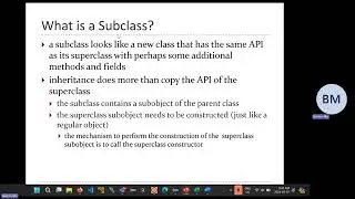 2024-03-07 Subclass constructors; Polymorphism