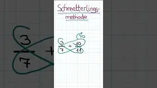 SCHMETTERLINGSMETHODE (BR&Uuml;CHE addieren oder subtrahieren)
