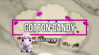 Cotton Candy Bath bombs - Painted Bath Bombs