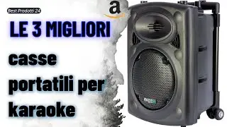 ➤ Le 3 migliori casse portatili per karaoke ✓