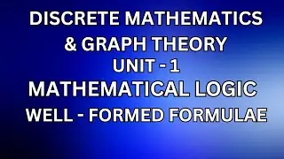 DM &ndash; Well formed formulas @JayaMathsAcademy #wellformedformulas #discretemathematics #discretemaths