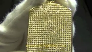 Lemonade Hip Hop Dog Tag Micro Pave Set