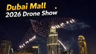 Dubai Mall 2026: New Year Drone Show 🦅 Sky Spectacle Still happening Until Jan 7