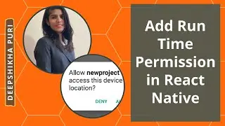 Runtime Permission In React Native