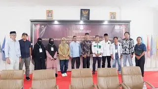 Pangajuan Bakal Calon Anggota DPRD Kab. Lutra Untuk Pemilu 2024 Oleh PBB Di Kantor KPU Luwu Utara