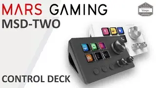 Mars Gaming MSD-TWO Control Panel Deck - Windows & MacOS - Stream Deck - Unboxing