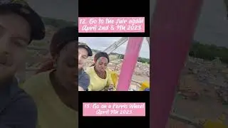 2022-2023 Vision Board Items I've Completed