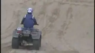 four-wheeler sandpit riding