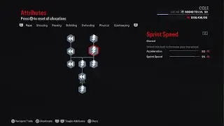 96 overall Character build St Striker