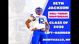 Monticello, NY Left-Handed Senior QB Varsity Football Highlights | Seth Jackson |