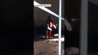 Evil Santa goes crazy!! Wyd if this happens on Christmas? 👀😂 #evil #santaclaus #santa #evilsanta