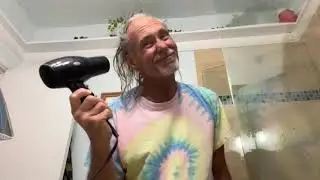 Trying the Revlon Hair Dryer