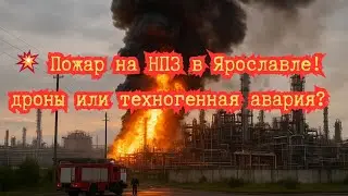 🔥 Yaroslavl is on fire - another drone attack?