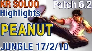 ROX Tigers Peanut - Lee Sin Jungle - S6 Kr LoL Ranked Highlights #29