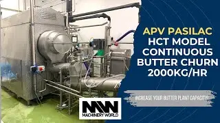 2,000kg per hour APV Pasilac HCT1 Continuous Butter Churn