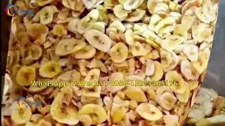 Automatic Banana Chips Production Line / L&iacute;nea de producci&oacute;n autom&aacute;tica de chips de pl&aacute;tano