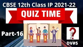 QUIZ TIME PART-16 | ITS QUIZ TIME ON VISUALIZATION |QUIZ TIME PYTHON | MCQ TYPE QUESTIONS FOR TERM-1