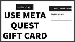 How Can I Redeem Meta Quest gift card. Mp4?