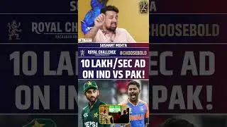 10 LAKH/SEC AD ON IND vs PAK! #indvspak #asiacup2025 #hardikpandya #pakistancricket #sky