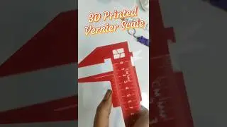 Vernier Scale /Caliper printed in 3D printer #ytshorts #trending