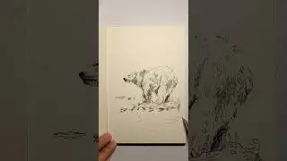 21 Seconds Inktober '23 Series - Day 20 Frost #inktober #timelapse