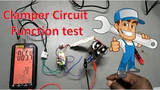 Microwave HV capacitor diode function test