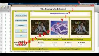 Video Steganography Hiding Secret Image in Video using Matlab Source Code