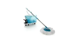 Deluxe Hurricane Spin Mop with Dolly and Soft Grip Handle