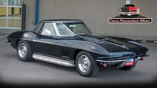 Side Pipe Exhaust 1967 Corvette Convertible FOR SALE 327/350hp 4-Speed