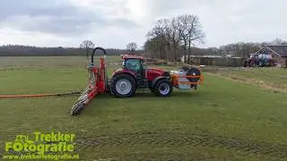 Sleepslang bemesten 2026 | Krans | 3x Case IH | Schouten |  Injection Slurry