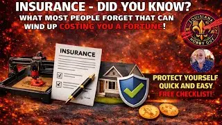 ❓ Do you have the right insurance for your laser engraving hobby, things you need to know!
