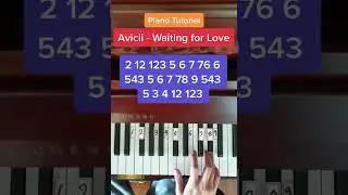 WAITING FOR LOVE PIANO TUTORIAL