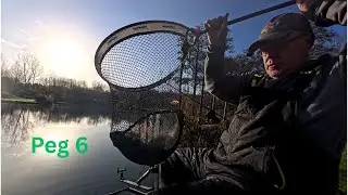 Live Fishing Match at Toad Hall Fishery on the 20 12 2025 peg 6
