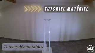 Totem D&eacute;montable (montage) - Mat&eacute;riel Dj, son et lumi&egrave;res