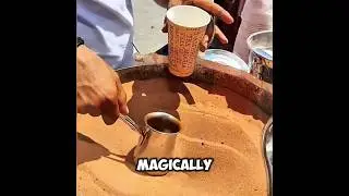 Magical Turkish Sand Coffee ☕️ #shorts