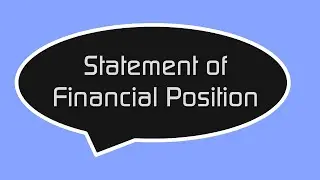 Statement of Financial Position - Higher Business Management