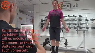 Vermessung bei SQlab – Größe, Sattel, Griffe und mehr. Sogar das passende Bike wirft das System aus.