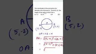 Coordinate Geometry Question 8 | Class 10  #education #math #class10 #exam