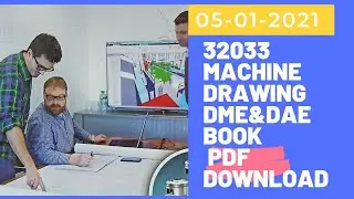 🔴 32033 MACHINE DRAWING EXAM WRITING METHODS AND PDF BOOK 👇 DOWNLOAD