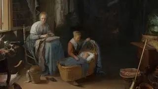 Painting a Day: Gerrit Dou, The Young Mother/De jonge moeder