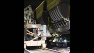 Sounds of Unloading a Train with Iron Ore Sintering Fines in Narvik