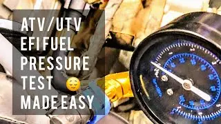 How to Test EFI Fuel Pressure with an In-Line Gauge | ATV & UTV Diagnostic Guide