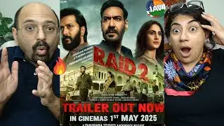RAID 2 Trailer | Ajay Devgn, Riteish Deshmukh, Vaani Kapoor | REACTION !!