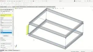 Конструкция сварной конструкции: Solidworks