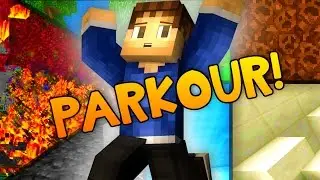 ELEMENTAL PARKOUR FUN! Minecraft 1.8 Parkour with The Pack!