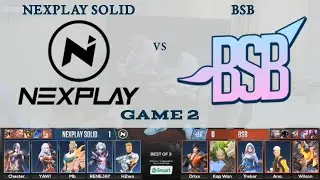H2WO BRUNO, NXP SOLID GIVES BSB FIRST 2-0 LOSS | NXP SOLID vs BSB Game 2