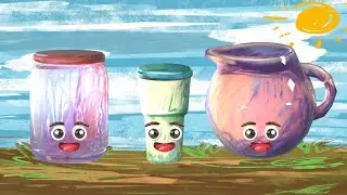Jar, Tumbler and Pitcher Song for Kids | Learn to Spell and Recognize Objects | Nursery Rhymes