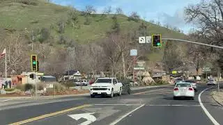 Cloudy Drive from Chukchansi Coarsegold to Oakhurst #boring #drive #asmr