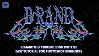 2025 Y2K / NOSTALGIA Updated Chrome Logo Tutorial (EASY)