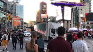 Digital Billboard Truck in Toronto - Advertising Led truck on PanAm - Accent Media Digital Ad Truck